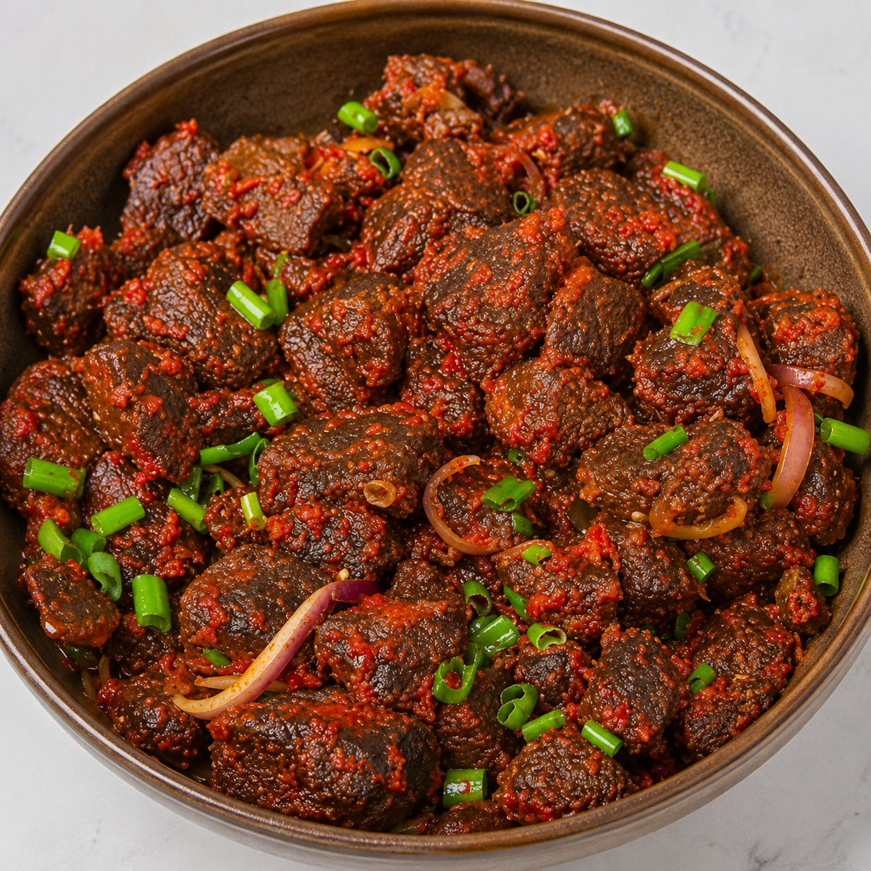 Stewed Fried Beef