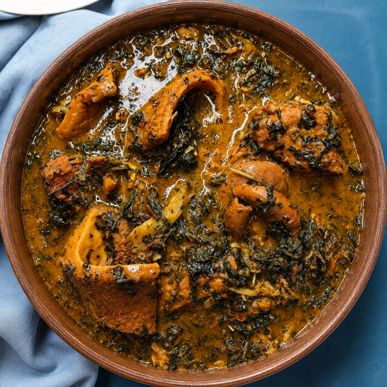 Bitter Leaf Soup w Chicken or Turkey or Beef
