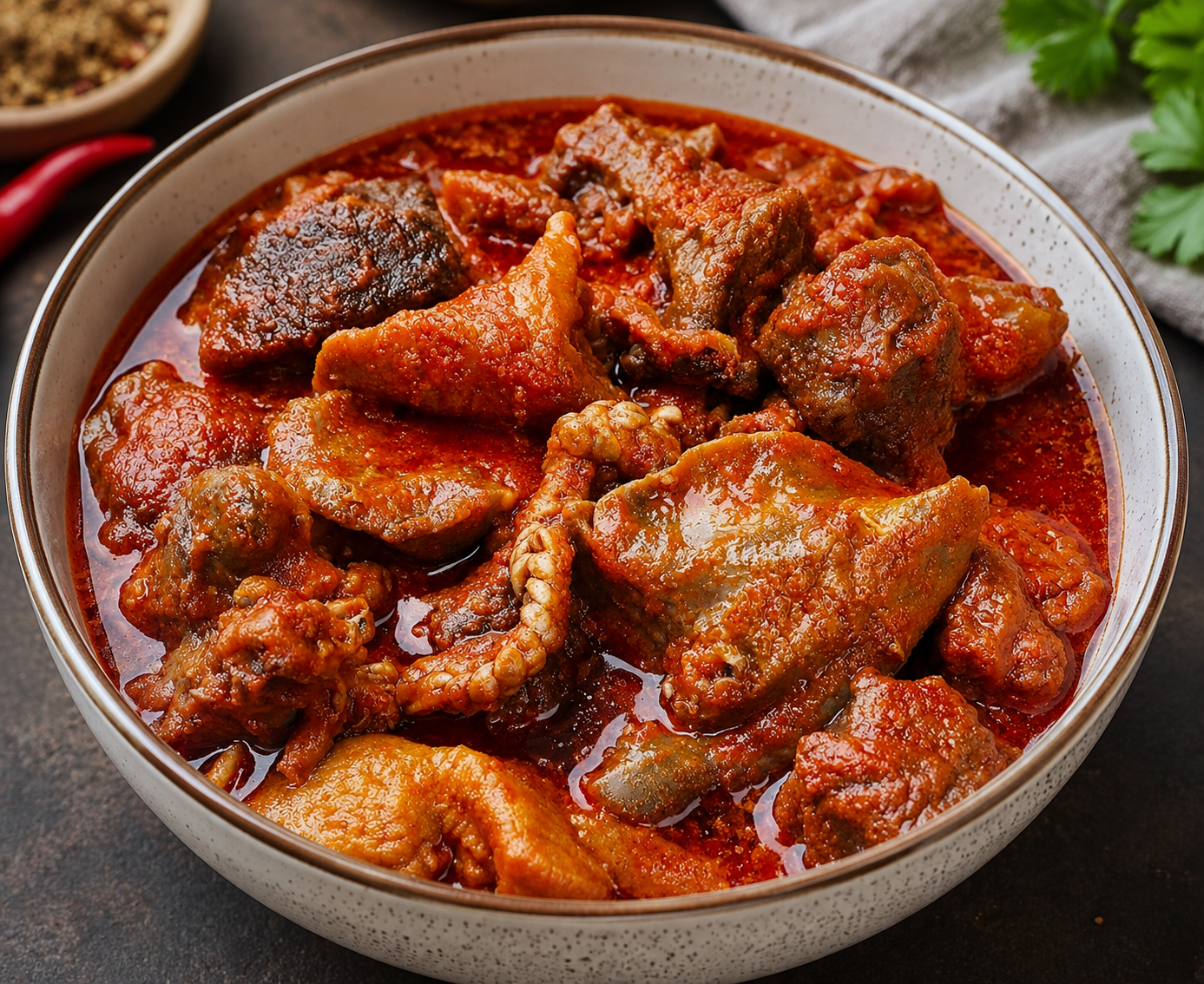 Stew w Goat Meat or Assorted Meat
