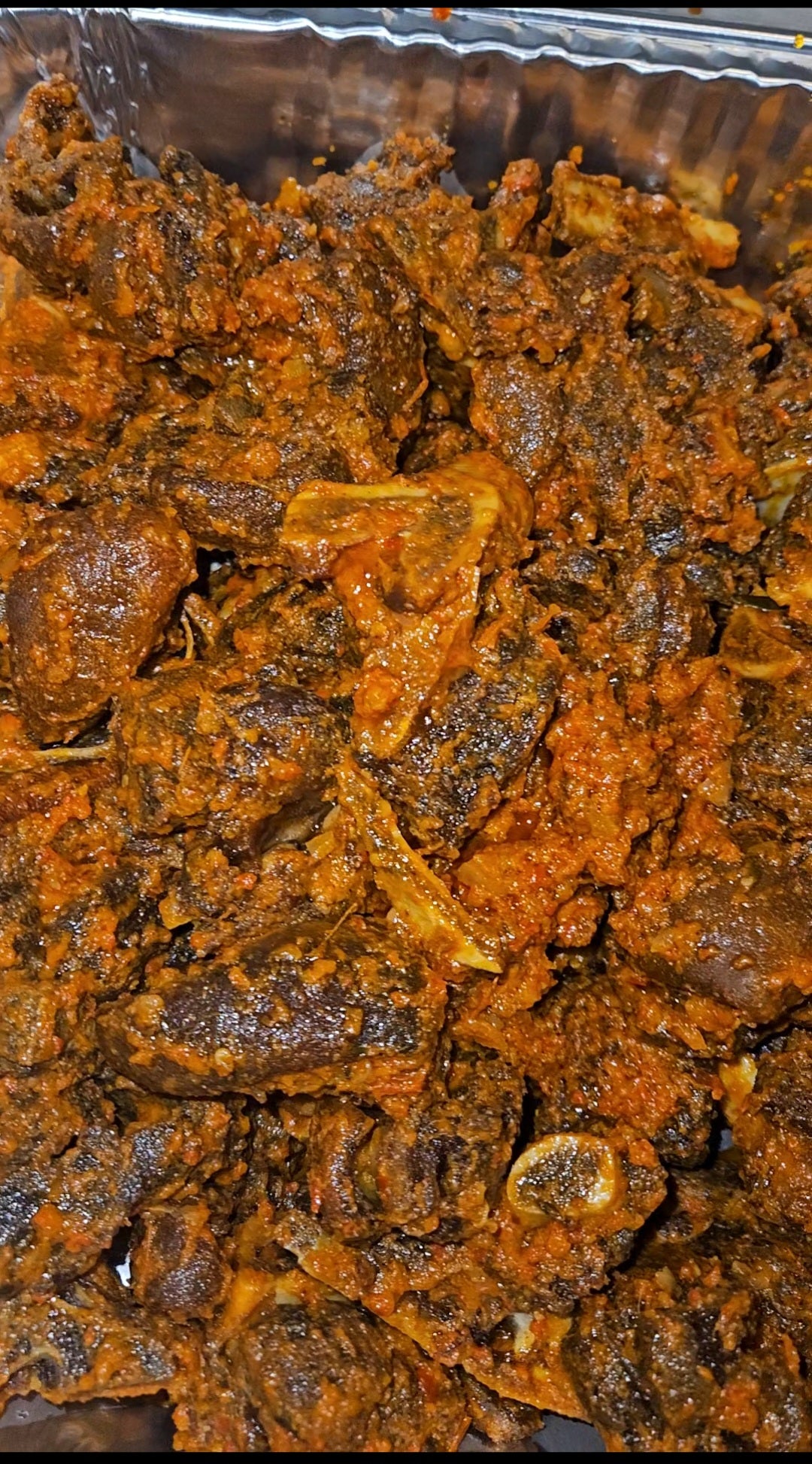 Stewed Fried Goat Meat